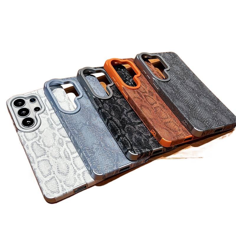 MagSafe iPhone 16 Pro Shockproof Leather Case , Black Texture , Cover for iPhone 16 16 Plus 16 Pro 16 Pro Max - Image 5