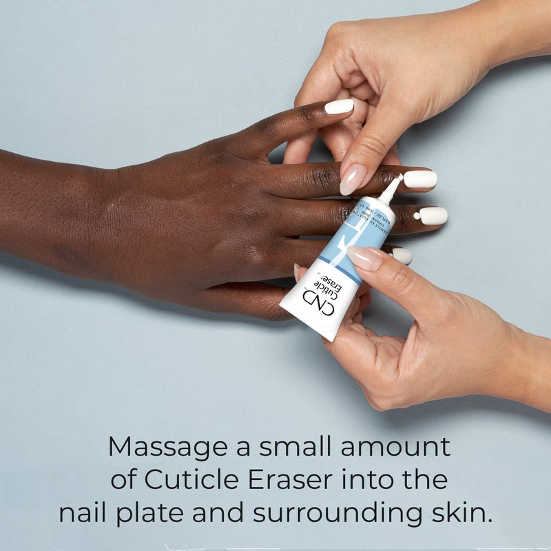 CND Cuticle Couple, SolarOil + Cuticle Eraser, Natural Blend Oils, Moisturizes and Conditions Skin, Nail Care Gift Set for Women, 0.5 fl oz. - Image 4