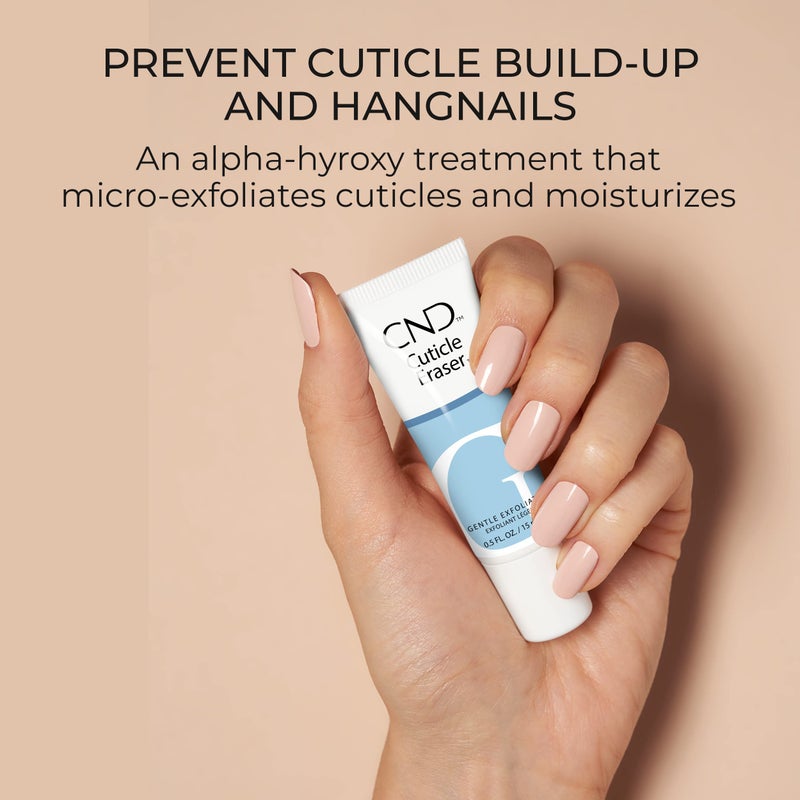 CND Cuticle Couple, SolarOil + Cuticle Eraser, Natural Blend Oils, Moisturizes and Conditions Skin, Nail Care Gift Set for Women, 0.5 fl oz. - Image 3