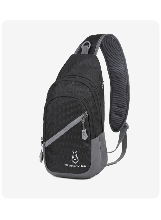 FLAMEHORSE Outdoor Chest Bag Men's And Women's Travel Backpacks, Lightweight And Versatile Shoulder Bag Waterproof And Luminous - Image 4