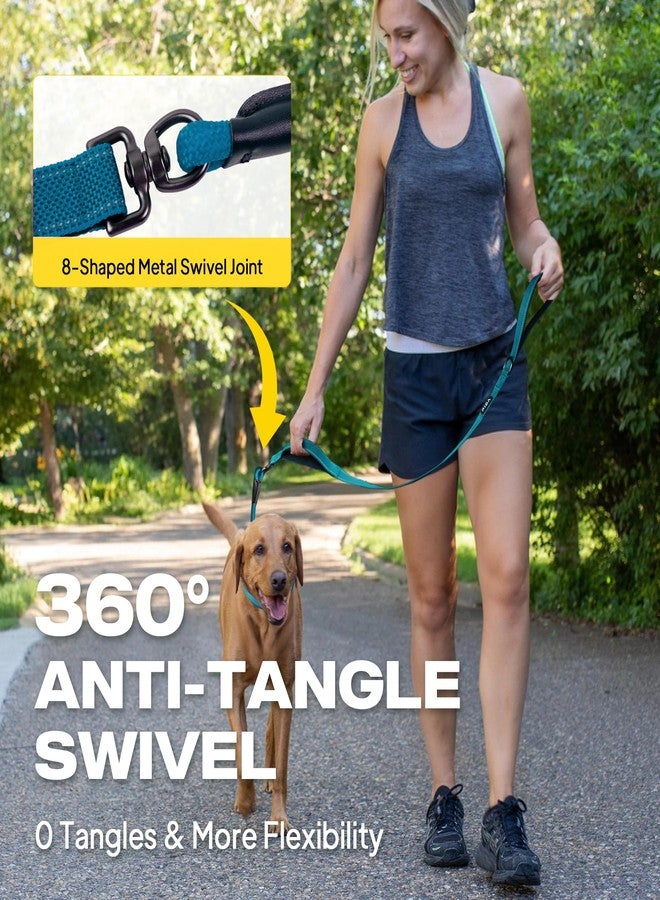 فيدا طوق فيدا 2 في 1 للكلاب بمقابض مزدوجة، طوق مانع للتشابك للكلاب الكبيرة التي تشد، طوق تدريب متين مضاد للشد، عاكس للضوء، مبطن ناعم، مناسب للسلالات الكبيرة والمتوسطة (6 أقدام، أزرق). - Image 5