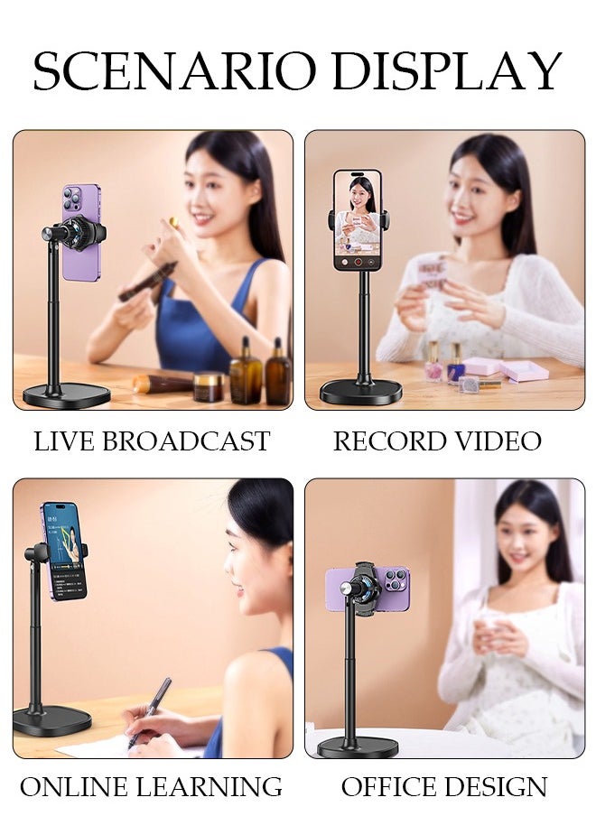 DUNISO Phone Cooler for Live Streaming and Gaming with Adjustable Stand, Fast Phone Cooling Fan, Semi-Conductor Cooling Chip Mobile Phone Radiator, Fit All Types of iPhone Android Smartphones  - Image 2