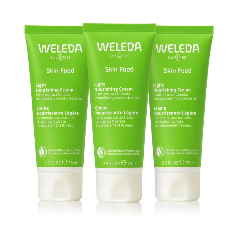 Weleda - Skin Food Light Moisturizing Cream 3-pack - Fast-Absorbing, Ultra-Hydrating Formula with Sunflower Oil and Pansy Extract - Image 1