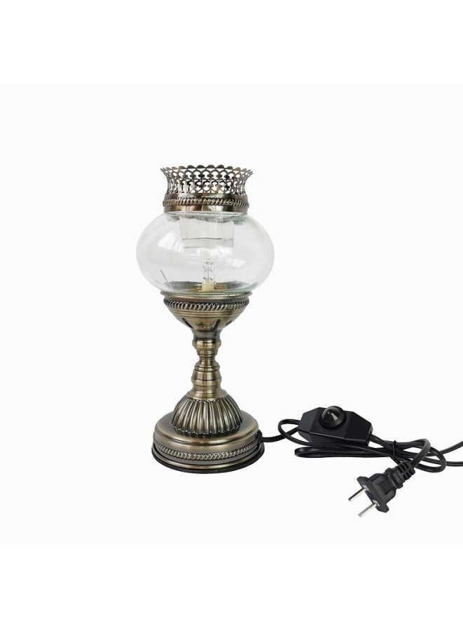 Turkish Handmade DIY Material Plain Embryo Table Lamp Warm-up Activity Couple Parent-Child Handmade Table Lamp Embryo-Light Source Power:British Plug (without Light Source)-Light Color:Small Vase