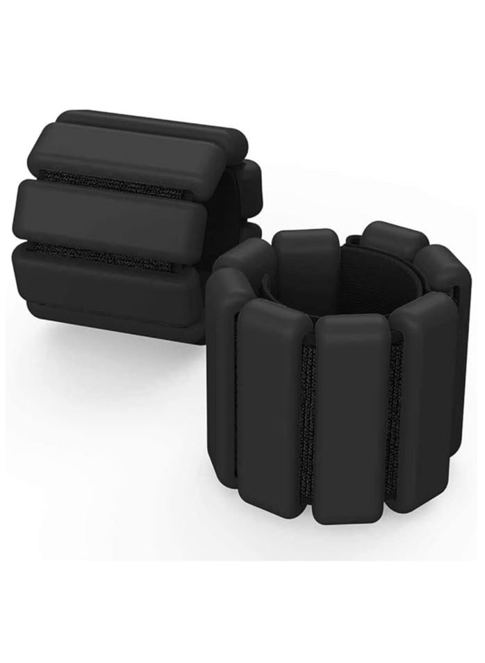 Generic 2-piece adjustable wrist weights Ankle weight set Suitable for sports Walking Jogging Yoga Calisthenics Pilates Weight Bracelet Fitness bracelet  - Image 1