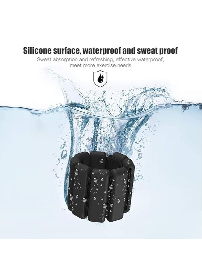 Generic 2-piece adjustable wrist weights Ankle weight set Suitable for sports Walking Jogging Yoga Calisthenics Pilates Weight Bracelet Fitness bracelet  - Image 4