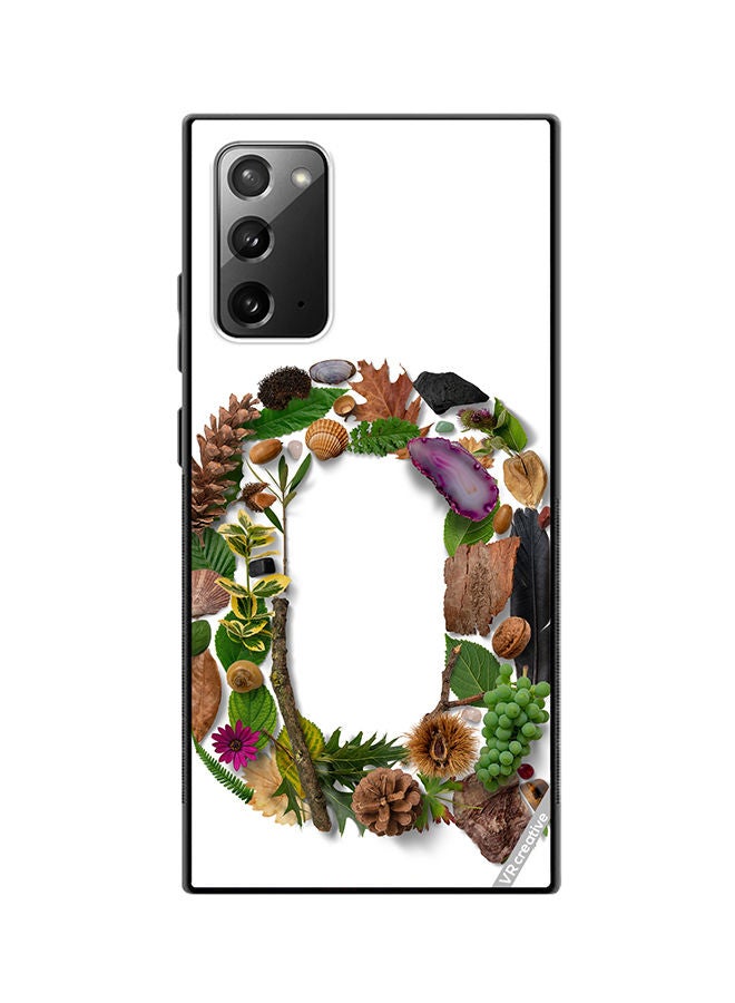 VR CREATIVE Protective Case Cover For Samsung Galaxy Note20 5G Alphabet Q Design Multicolour - Image 1