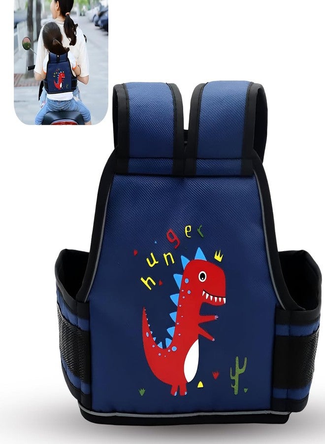 TONY STARK Kids Safety Belt For Two Wheeler With Reflective Strips, Portable Seat Belt Children Motorcycle Harness For Motorcycle Bike, Adjustable Safety Harness For Boys Girls (Fossil Force) - Image 1
