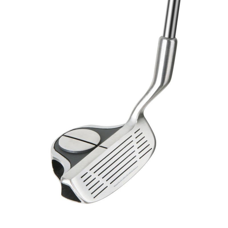 Intech EZ Roll Right Handed Chipper Golf Club | Short Distance Approach Chipping Club for Men | Back-Weighted Design with Alignment Lines | 35â€ Length 35Â° Loft, Black/Satin - Image 1