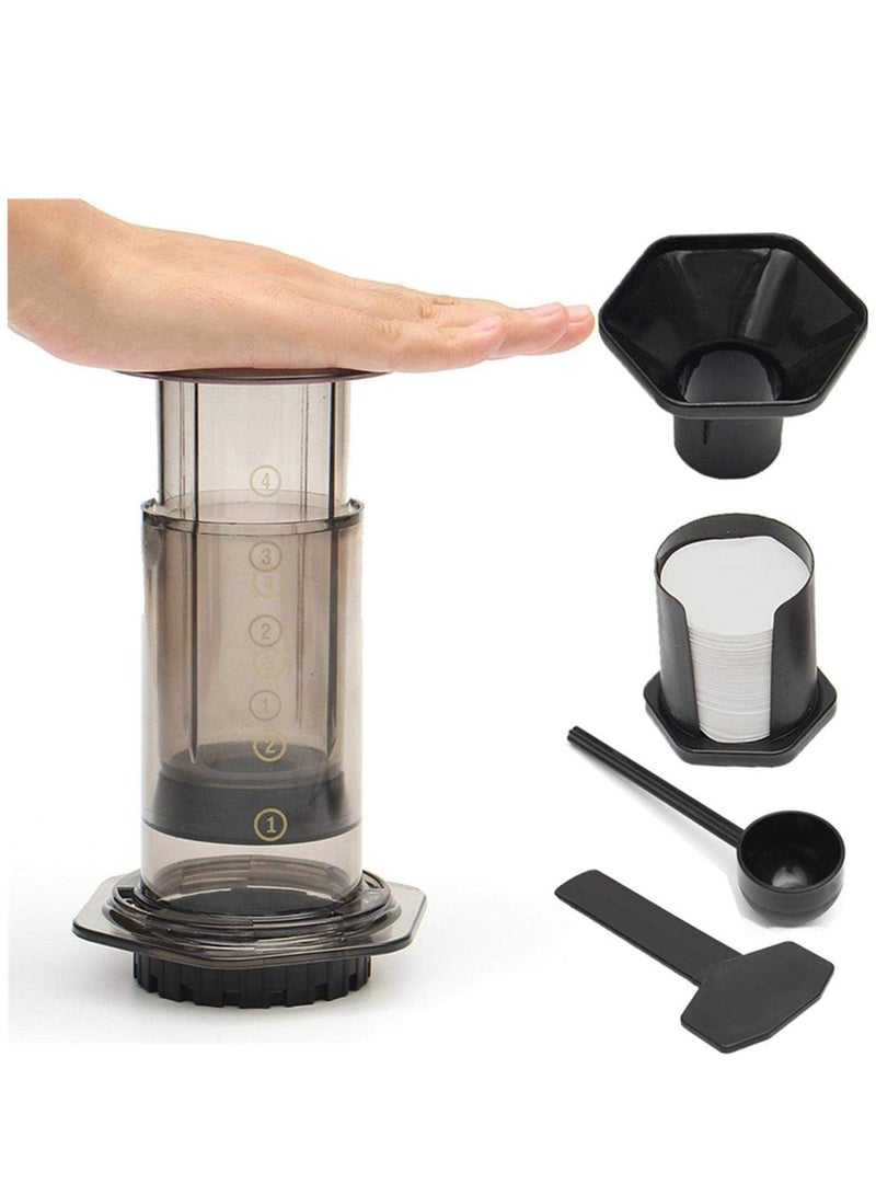 Portable Espresso Coffee Maker – Manual Handheld Travel Press Mini Machine for Fresh Espresso Anywhere, Ideal for Camping, Hiking, Office & Outdoor Us - Image 1