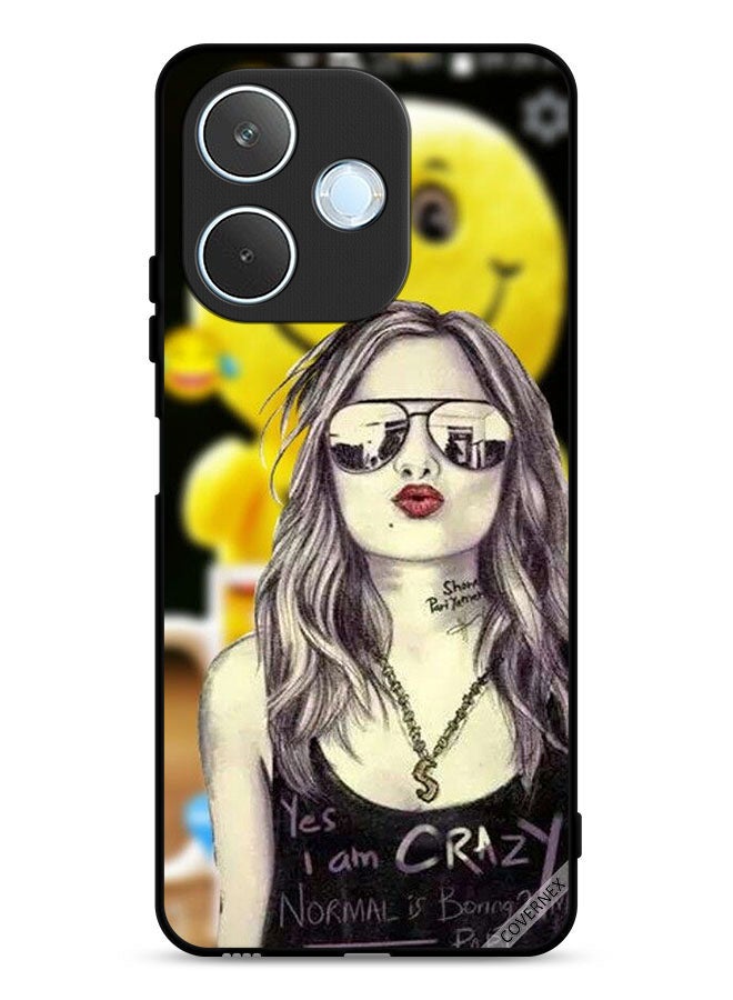 Covernex Oppo A5 Pro Protective Case Cover Yes I Am Crazy Normal Is Boring - Image 1