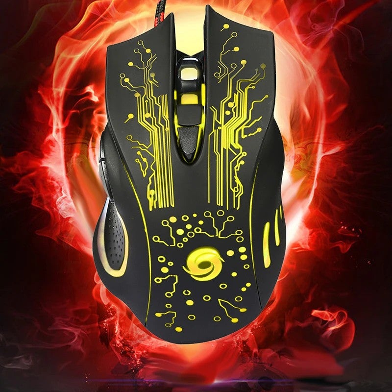 Y&D 6D USB Wired Gaming Mouse, 3200 DPI, 6 Buttons, LED Optical Professional Mouse for PC Laptop Games - Image 4