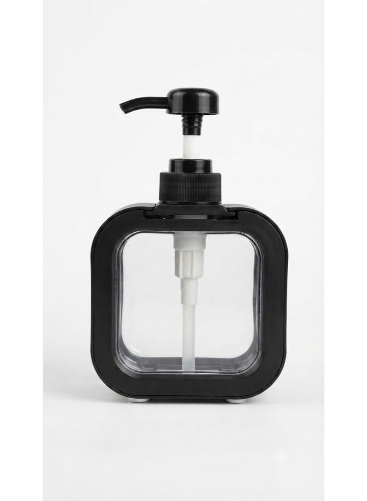 Soap Dispenser with Pump Clear Window Design, White for Bathroom Kitchen - Image 2