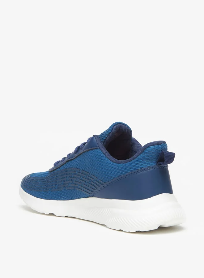 شو اكسبرس Men Textured Sports Shoes with Lace-Up Closure