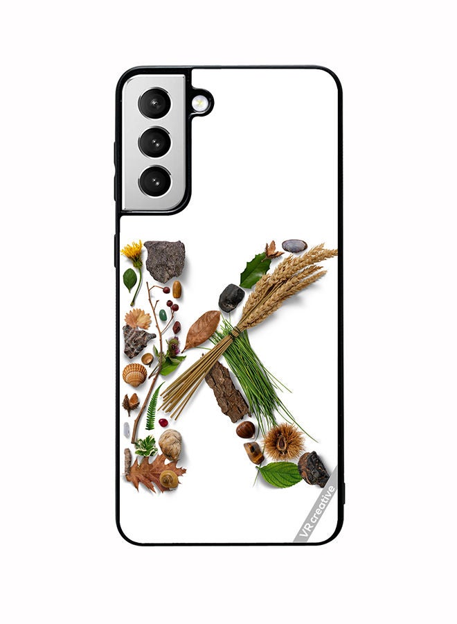 VR CREATIVE Protective Case Cover For Samsung Galaxy S22 5G Alphabet K Design Multicolour - Image 1