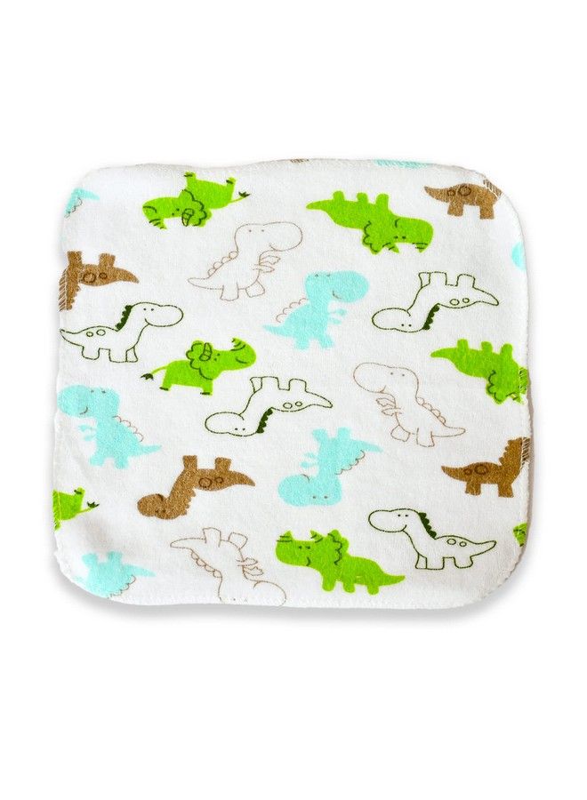 The Little Lookers 100% من القطن الجوارب مناشف وجه قابلة لإعادة الاستخدام فائقة النعومة لحديثي الولادة قد يختلف الطباعة (عبوة متعددة الألوان من 8 قطع) - Image 4