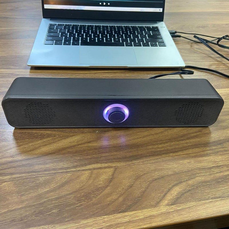 Desktop Soundbar System | Portable Multimedia, Immersive HiFi Playback, Enhanced Low Frequency | Plug Play Universal Compatibility, Space Saving Design | Studio Stage Television Lap - Image 2