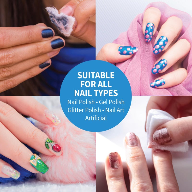 ForPro Professional Collection مجموعة فور برو الاحترافية 100% أسيتون نقي، مزيل طلاء أظافر احترافي للأظافر الطبيعية، الاصطناعية، الأكريليك، والمصممة، يزيل طلاء الجل، والغراء، واللمعان، 16 أونصة سائلة. - Image 3