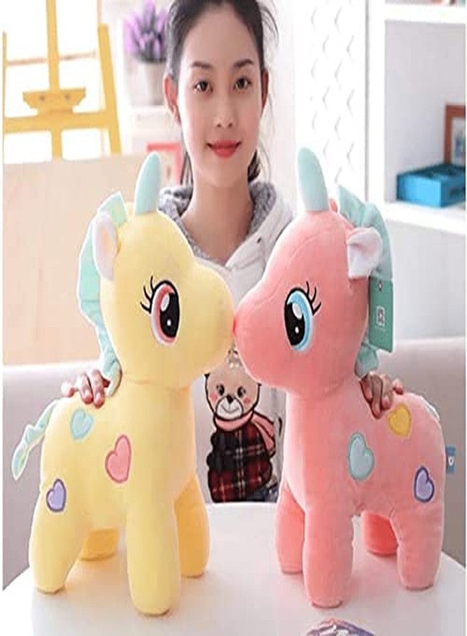 Fun4you Unicorn Soft Toy 28cm Pink - Stuffed Animal Plush for Baby Girl, Boy, Kids | Cute Birthday Gift, Diwali Decoration, Valentine Present, Return Gift, Sleeping Toy, Nursery, Toddler Pillow - Image 3