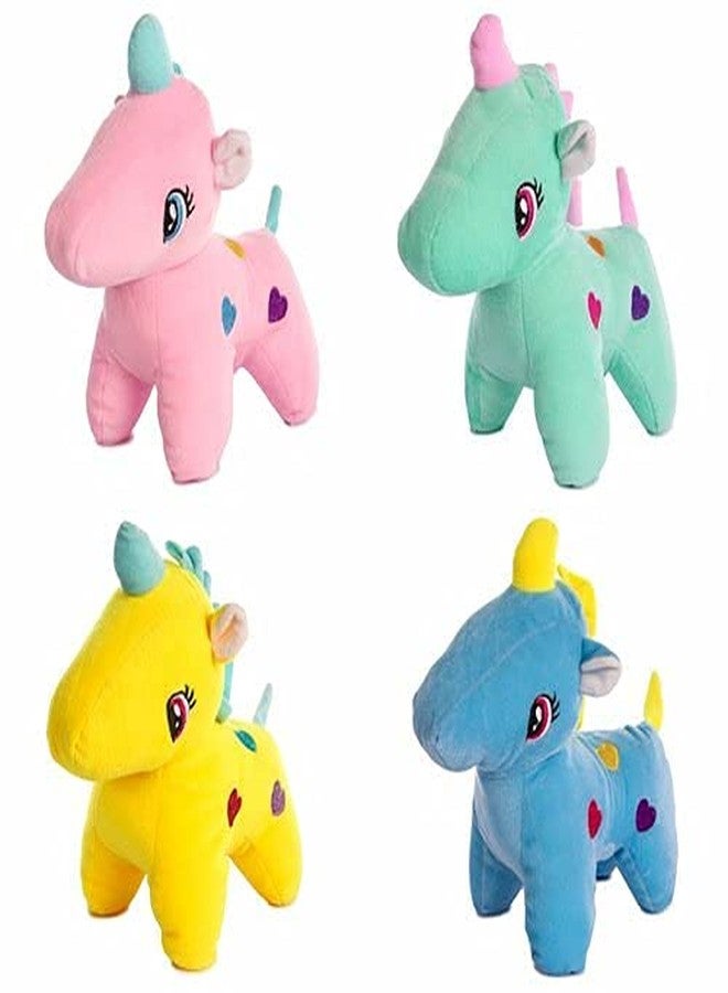 Fun4you Unicorn Soft Toy 28cm Pink - Stuffed Animal Plush for Baby Girl, Boy, Kids | Cute Birthday Gift, Diwali Decoration, Valentine Present, Return Gift, Sleeping Toy, Nursery, Toddler Pillow - Image 2