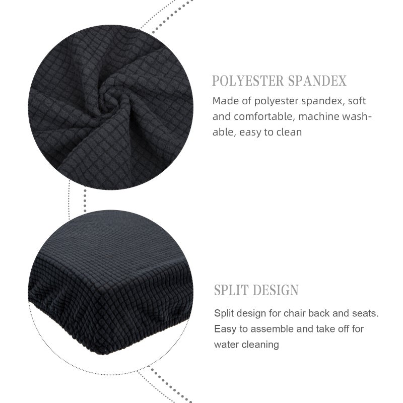 1 Set Office Computer Chair Covers Seats Slipcover Office Chair Supplies - Image 3