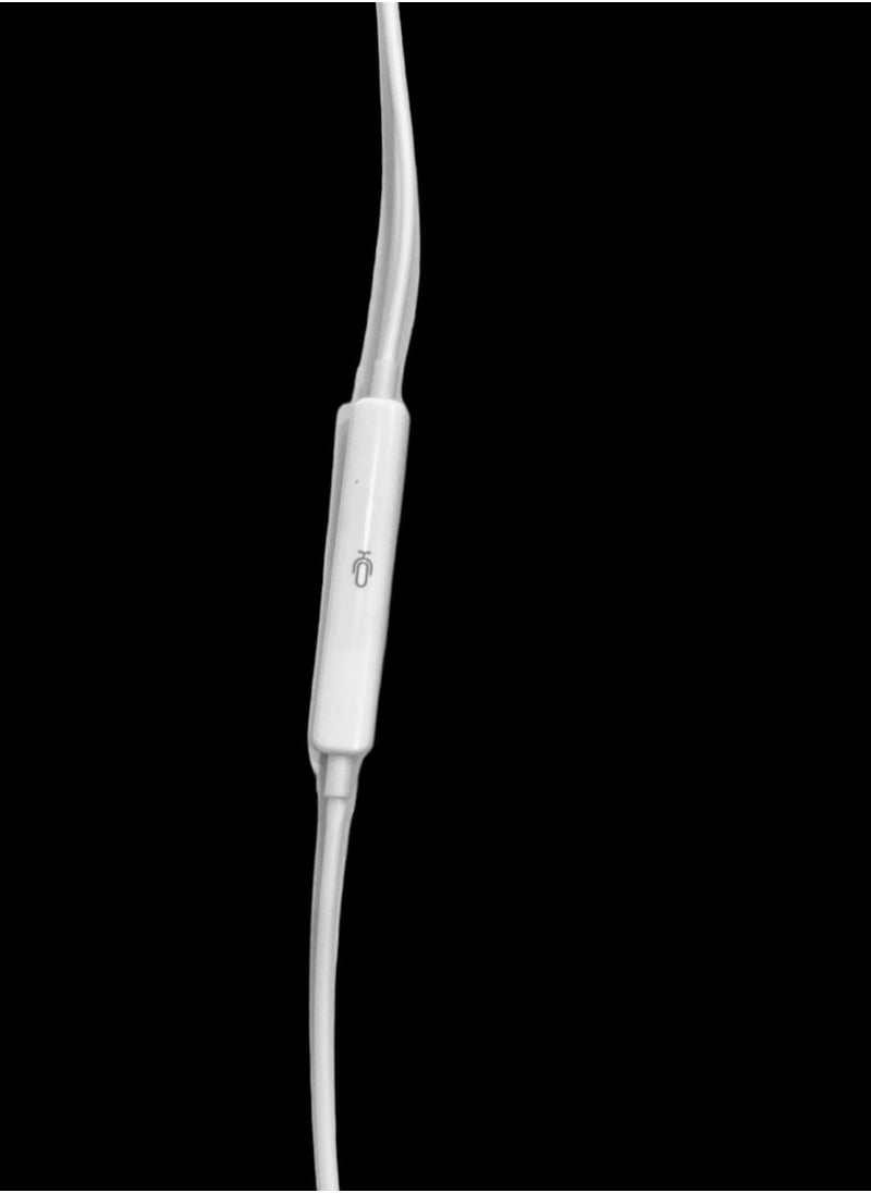 Nitu - NITU Earpods with USB C Wired Earbuds with Microphone & Volume Control, In-ear Headphones WHITE - Image 1