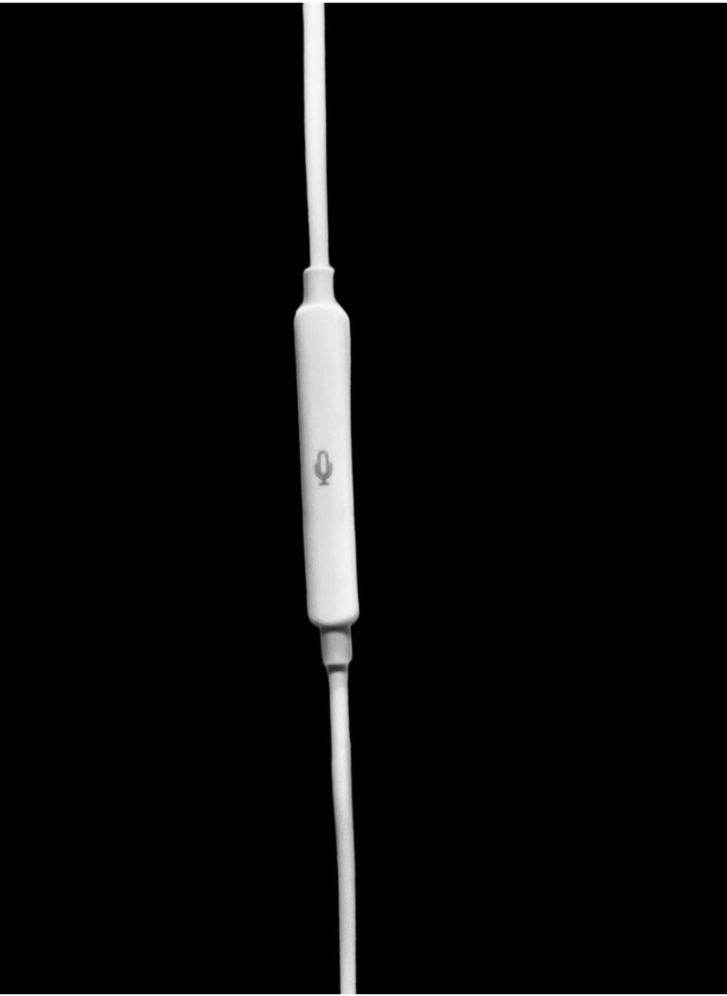 Nitu - NITU Earpods with USB C Wired Earbuds with Microphone & Volume Control, In-ear Headphones WHITE - Image 1
