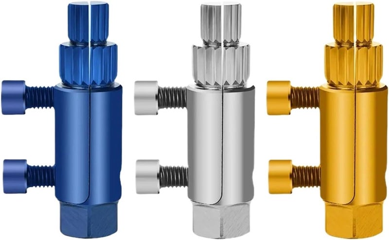 2pcs Broken Pipe Thread Extractor For 1/2-3/4-1inch Pipes Removal Tool For Threads In Faucets(Silver) - Image 1