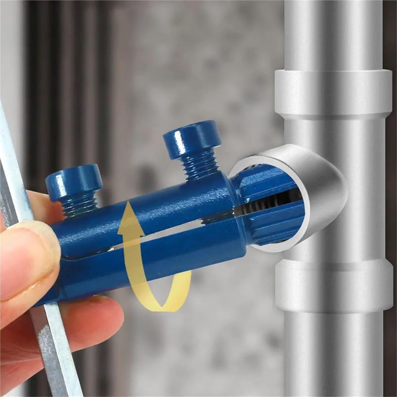 2pcs Broken Pipe Thread Extractor For 1/2-3/4-1inch Pipes Removal Tool For Threads In Faucets(Silver) - Image 5