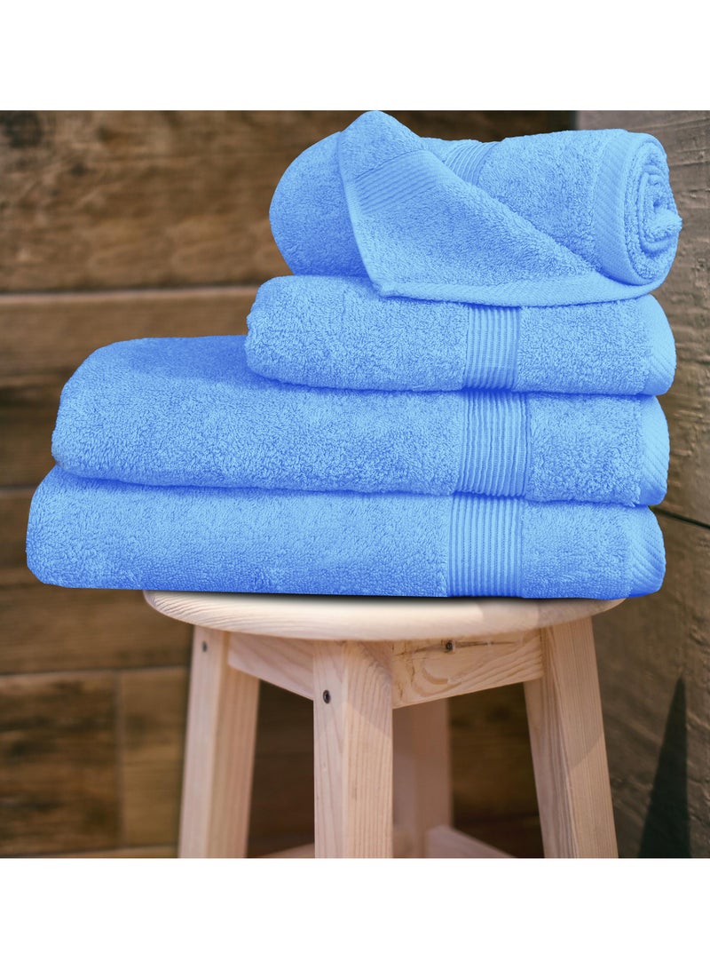 Banotex Banotex bath towels set (Luxe) 3 towels, sizes 50X100 cm 300 g + 70X140 cm 600 g + 90X150 cm 810 g 100% Egyptian cotton product, high-quality and absorbent combed cotton, suitable for all uses  - Image 5
