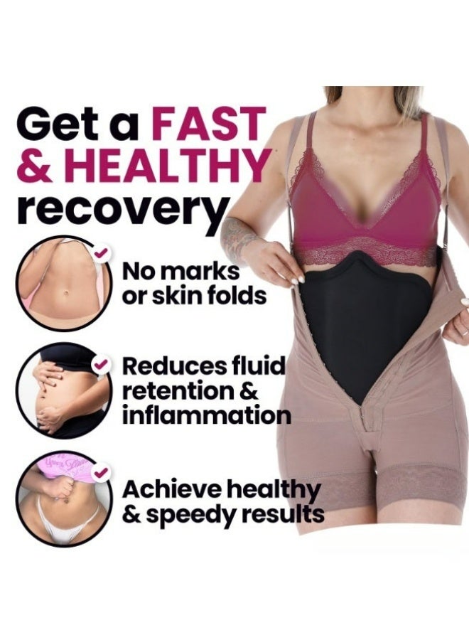 لوح البطن بعد جراحة شفط الدهون لوح ضغط رغوي لشد البطن بعد جراحة شد البطن دعم البطن بعد جراحة شد البطن مستلزمات ما بعد جراحة شد البطن - Image 4