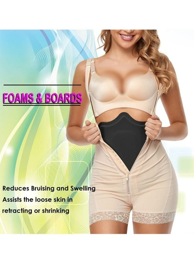 لوح البطن بعد جراحة شفط الدهون لوح ضغط رغوي لشد البطن بعد جراحة شد البطن دعم البطن بعد جراحة شد البطن مستلزمات ما بعد جراحة شد البطن - Image 2