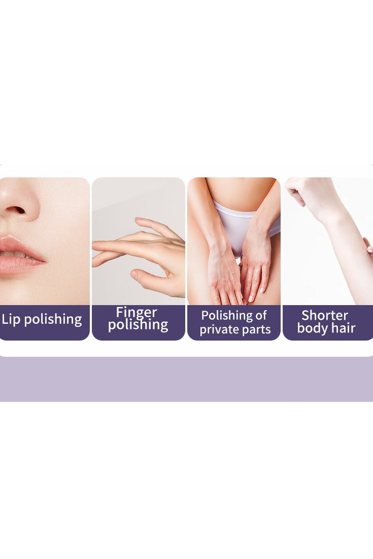 Electric Lady Shaver,Electric Razor,Bikini Trimmer,Lady Razor for Legs,Arm,Underarm,Bikini,Wet&Dry, IPX6 Waterproof, Rechargeable Trimmer with Type-C Charging,Men and Women(Purple) - Image 5