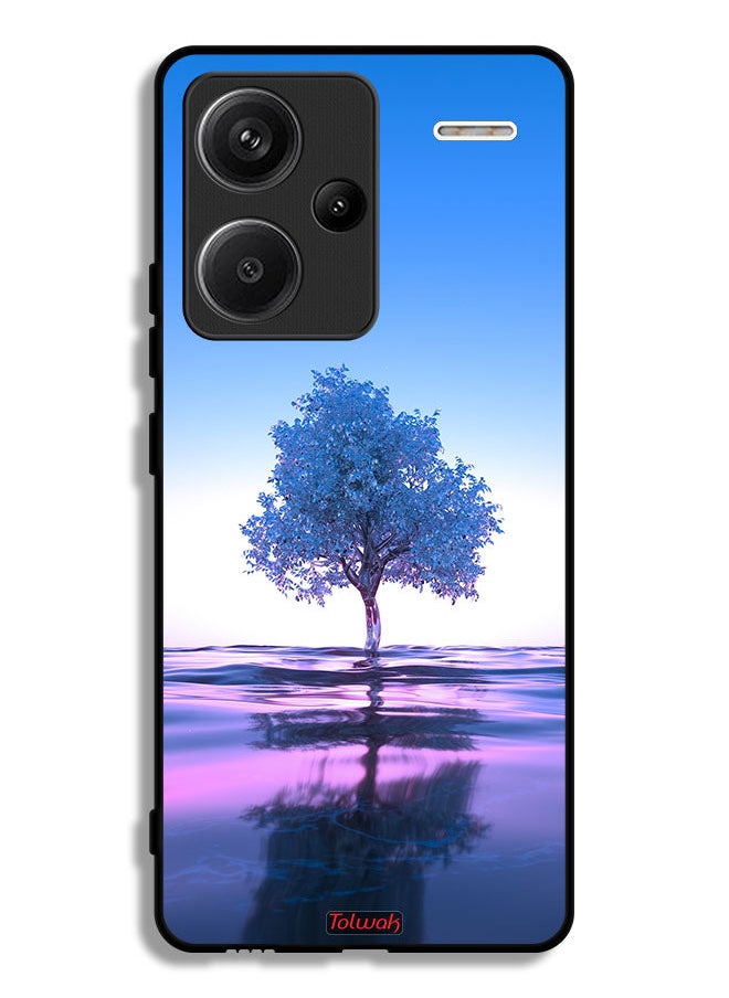 Tolwak - Xiaomi Redmi Note 13 Pro Plus Protective Case Cover Tree Neon Body Of Water Reflection Digital Art - Image 1