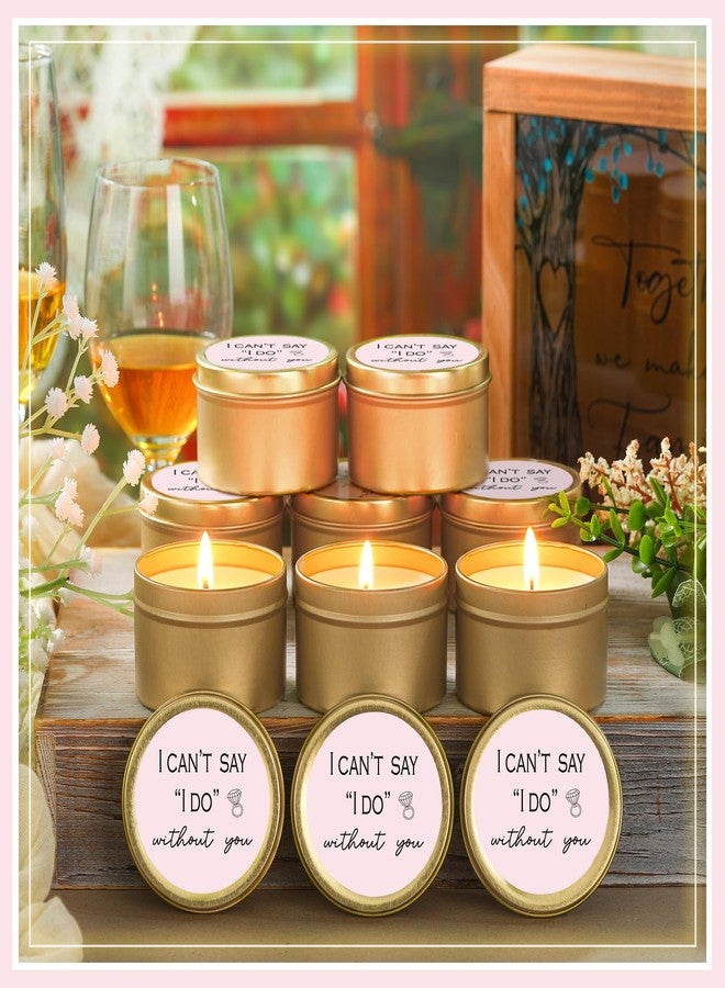 Conelist 8 Pcs Bridesmaid Proposal Gifts I Can't Say I Do Without You Candles Gifts Natural Soy Wax Candles for Bridesmaid Wedding(Classic,Pink) - Image 4