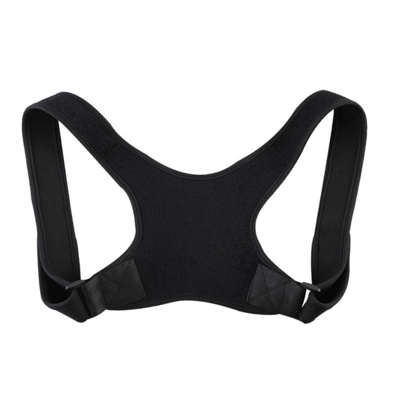 Posture Corrector Back Support Belt For Hunchback Relief Lumbar Support Size 64X21cm Black - Image 2