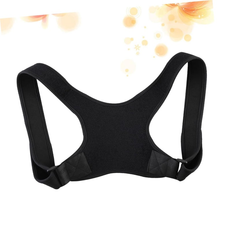 Posture Corrector Back Support Belt For Hunchback Relief Lumbar Support Size 64X21cm Black - Image 5