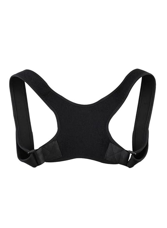 Posture Corrector Back Support Belt For Hunchback Relief Lumbar Support Size 64X21cm Black - Image 1