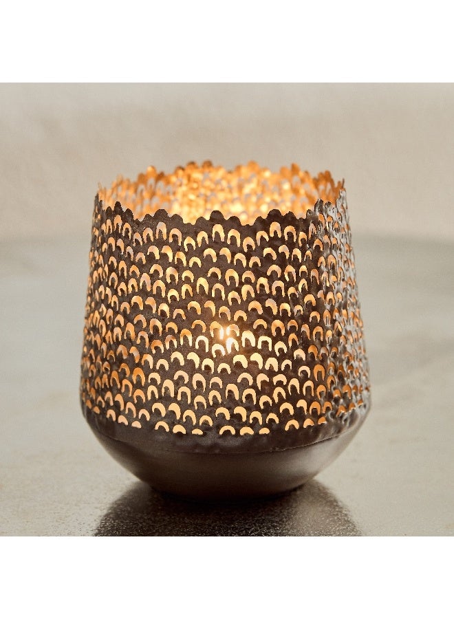 Home Box Corlie Metal Peacock Cutwork Votive Candleholder 14 x 15 x 14 cm  - Image 4