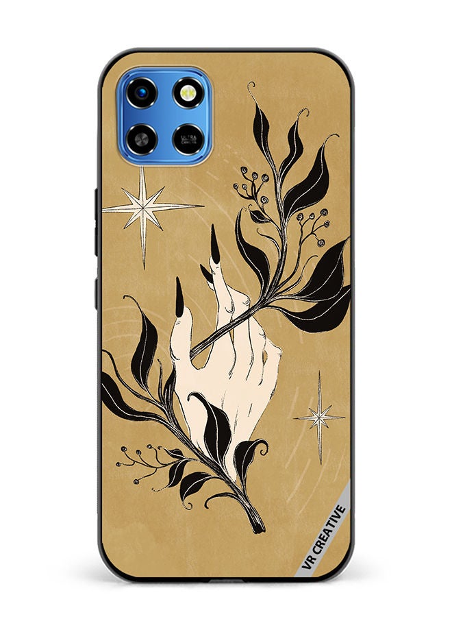 VR CREATIVE Protective Case Cover For Infinix Smart 6 HD Witch Hand Design Multicolour - Image 1