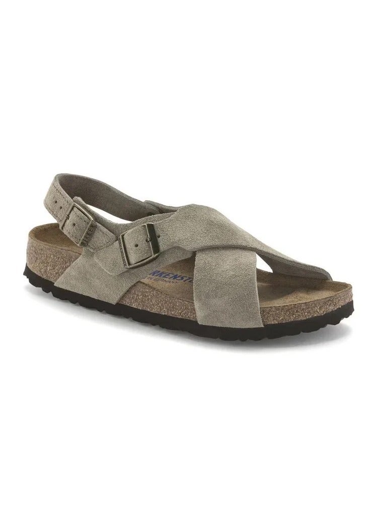 BIRKENSTOCK Tulum Suede Leather - Taupe  - Image 1