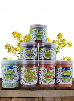 VIOLLA wisal Complete Flowering and Fruiting Fertilizer - 7 Types of Soluble Fertilizers to Promote Plant and Crop Growth, Strengthen Roots, and Improve Soil Quality. Nutrients and Elements for Home Gardening and Lawns.  - Image 1