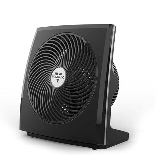 Vornado 673T Whole Room Air Circulator Fan with Pivoting Head, 3 Speed Settings, Adjustable Tilt, Manual Control, Signature Vortex Action, Deep Pitched Fan Blades, Powerful Airflow, Black - Image 1