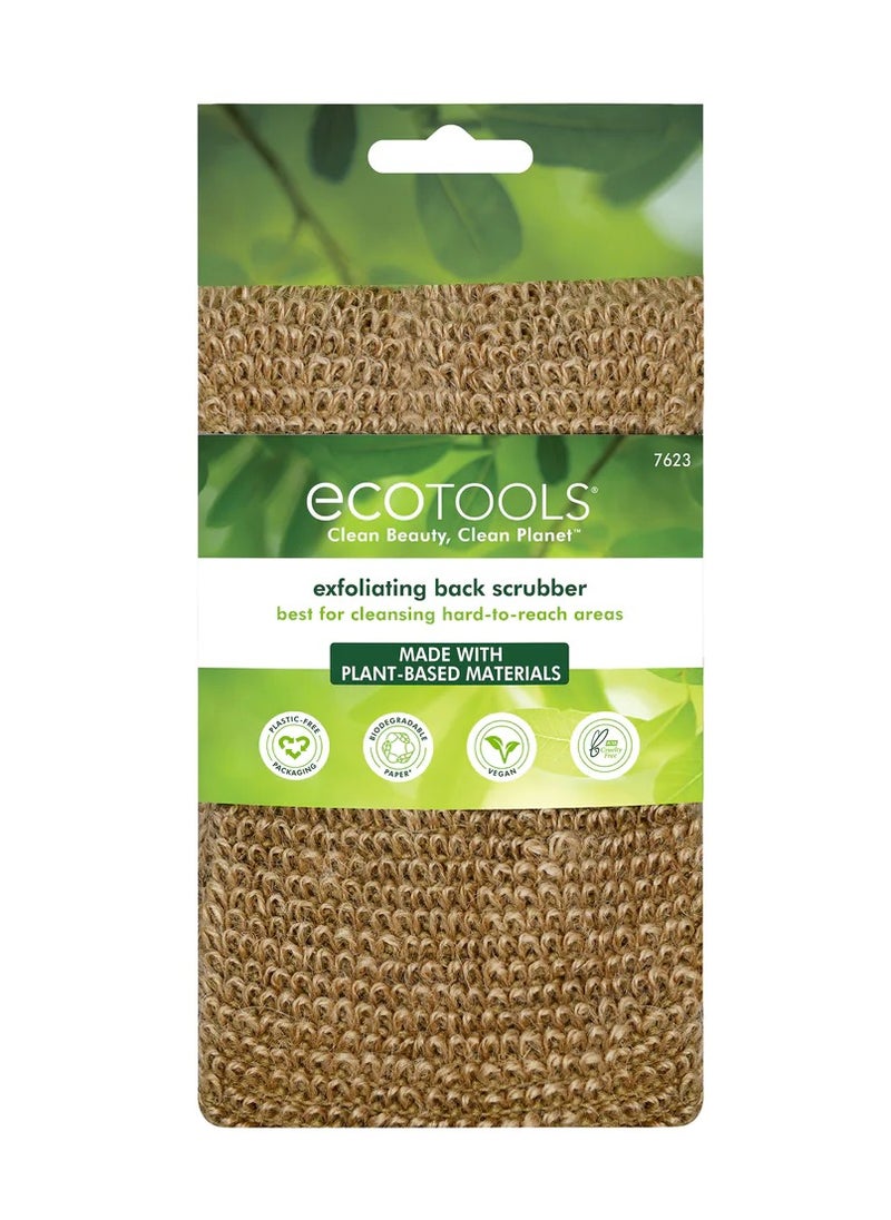 Eco Tools - Exfoliating Back Scrubber - Brown - Image 1