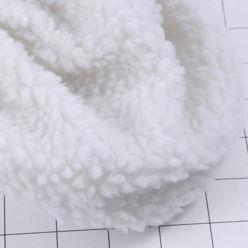 Healifty 5pcs Car Polishing Lambswool Bonnets Pads Removable Lamb Wool Pad for Wax Applicator - Image 3