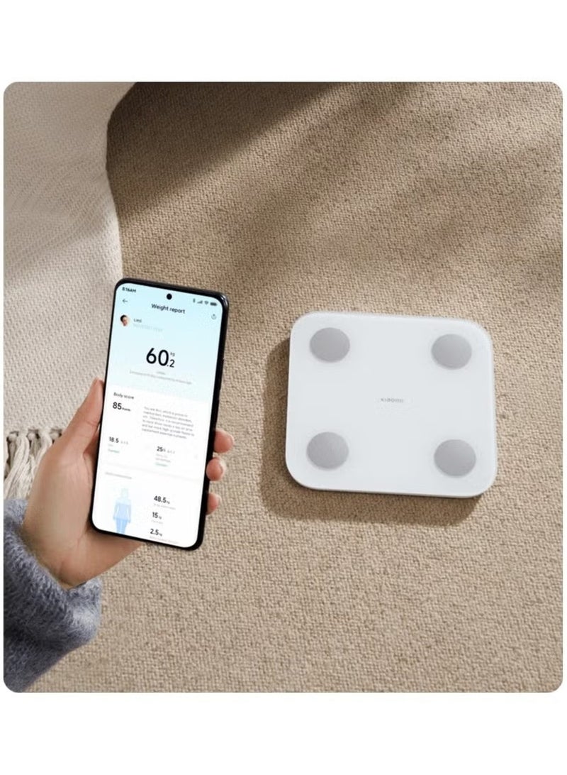 Xiaomi Mi Smart Body Composition Scale - Bluetooth Digital Weighing Machine with Heart Rate Monitor and LED Display - Image 2