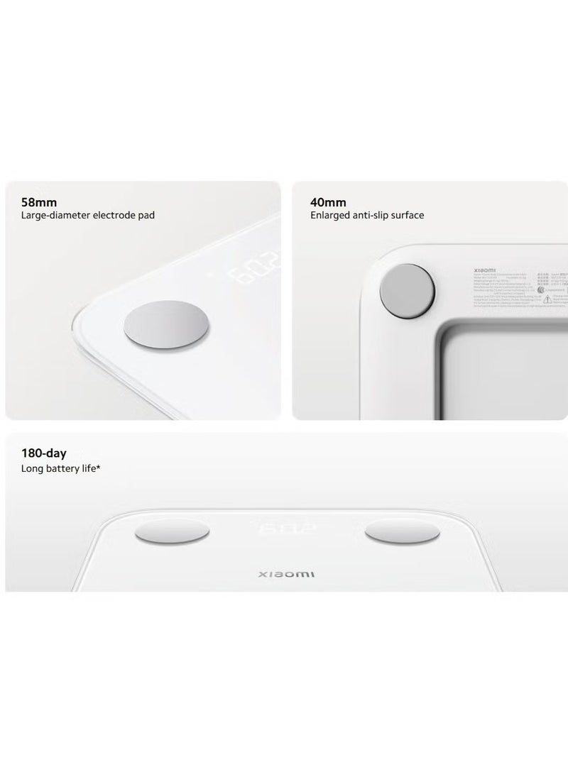 Xiaomi Mi Smart Body Composition Scale - Bluetooth Digital Weighing Machine with Heart Rate Monitor and LED Display - Image 4
