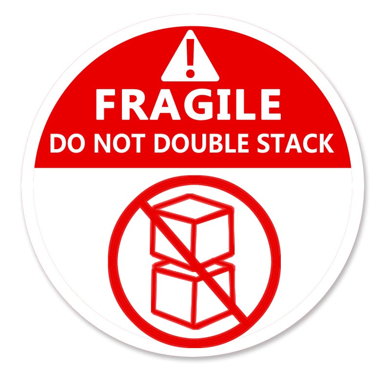 Do Not Stack Shipping LabelsShipping Warning Stickers for PackageBoxFragile Stickers3 Inch 300 Pcs
