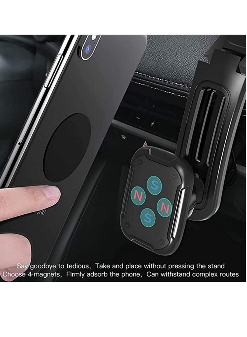 حامل عالمي للهاتف المحمول في السيارة، قابل للدوران 360 درجة، حامل للهاتف الخلوي متوافق مع جميع الهواتف المحمولة والهواتف الذكية - Image 4