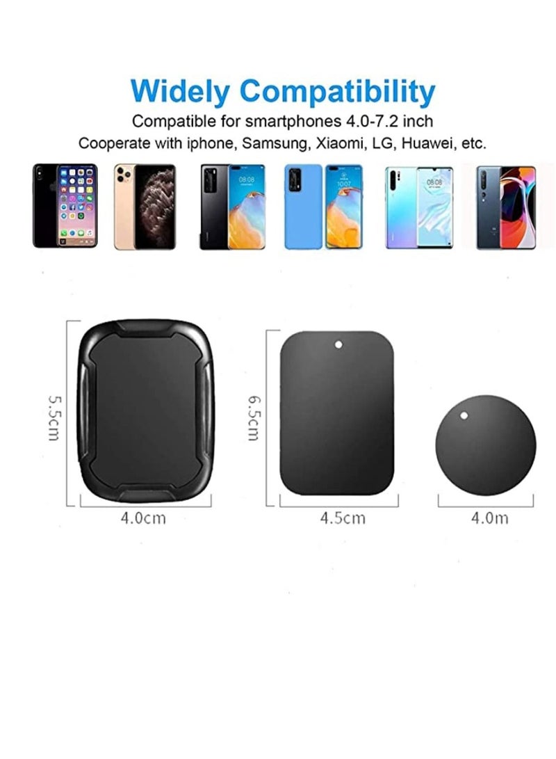 حامل عالمي للهاتف المحمول في السيارة، قابل للدوران 360 درجة، حامل للهاتف الخلوي متوافق مع جميع الهواتف المحمولة والهواتف الذكية - Image 3